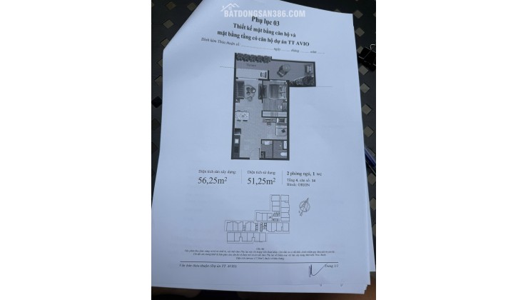 CHÍNH CHỦ CẦN BÁN- CĂN HỘ TT AVIO PHƯỜNG DĨ AN