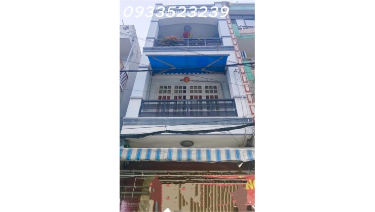 Giảm sâu - nhà 4 tầng 65.2m2 ngay chợ đêm Hạnh Thông Tây đường 8m, vỉa hè 4m kinh doanh chỉ 9,99 tỷ