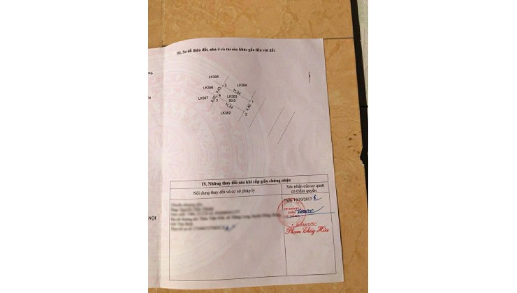 Chính chủ bán Đất dịch vụ Dương nội- khu LK31, Hướng Đông nam, diện tích 50m2 đường rộng 10,5m, ngay cạnh đường Lê Trọng Tấn, nhà máy SYM