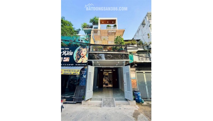 Bán nhà mặt tiền hẻm 872/ Quang Trung (4x18m) trệt 3 lầu 4pn giá 10,7 tỷ thương lượng