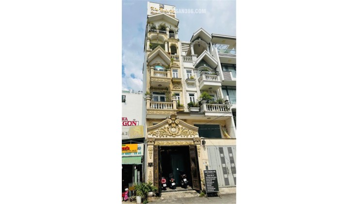 Mặt Tiền Hẻm Dương Quảng Hàm, GV. 4.1m x 17m CN: 70m2 Nhà 5 tấm. Kinh doanh đa ngành. 12 tỷ TL