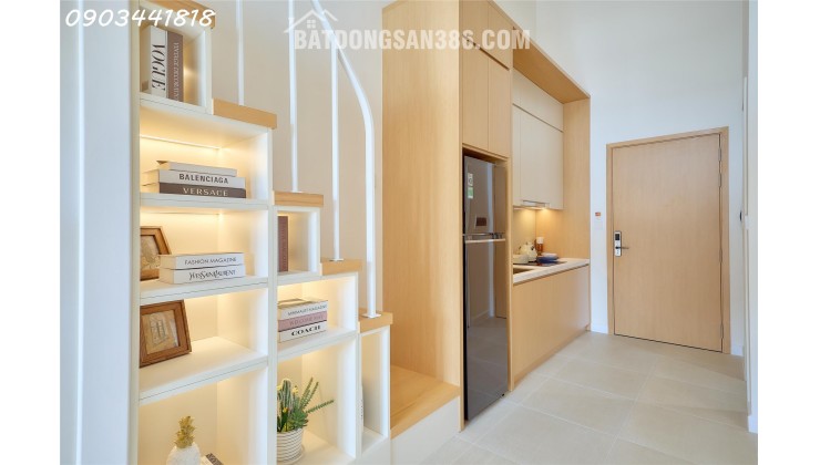 Cho thuê căn hộ 1PN + 1 Sun Urban City Hà Nam 45m² xây dựng thông tầng, view hồ đẹp, full nội thất