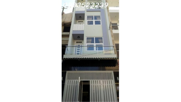 BánNhà hẻm thông xe hơi Dương Quảng Hàm P5 - GV sau siêu thị Emark DT 4x15m 1 trệt 2 lầu ST -8 tỷ