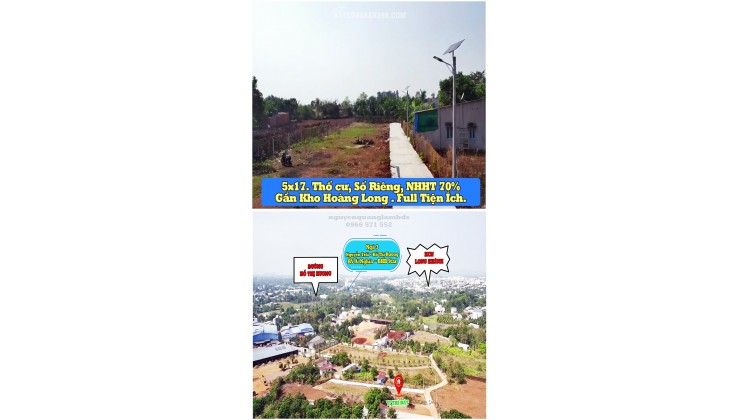 Đất thổ cư giá rẻ, ngay sau kho Hoàng Long, P Long Khánh, ĐN