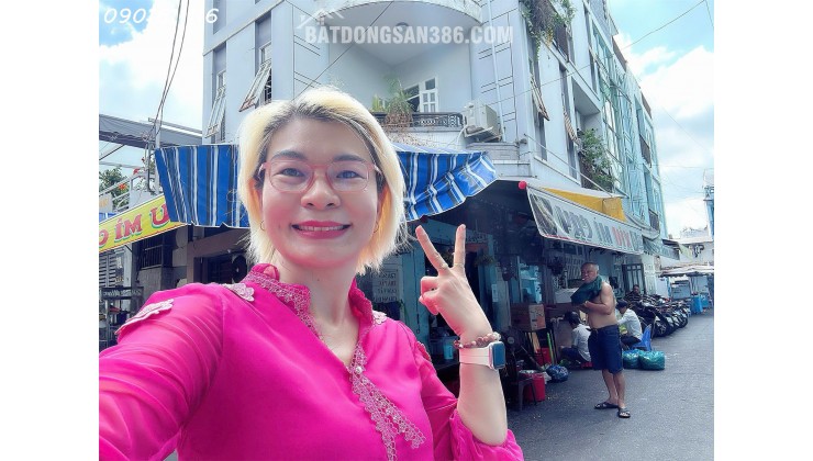 BÁN CHDV 4 TẦNG - CĂN GÓC 2 MẶT TIỀN VIEW TRƯỜNG HỌC HIẾM CÓ ĐƯỜNG XÓM CHIẾU, QUẬN 4 - NGANG ĐẸP 6,1M * 26M CHỈ 16,2 TỶ