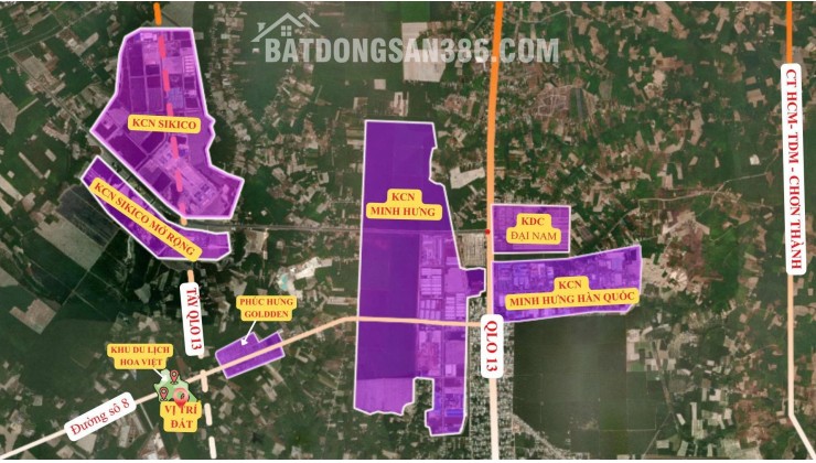 CƠ HỘI ĐÓN ĐẦU LÀN SÓNG CÔNG NGHIỆP – SỞ HỮU ĐẤT NGAY KCN MINH HƯNG 3