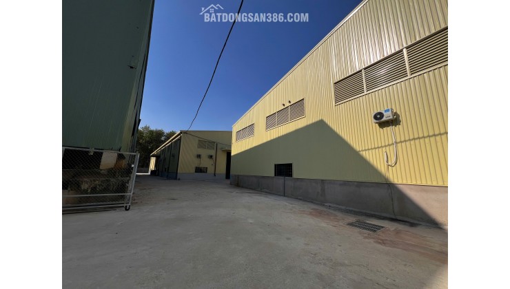 Cho thuê xưởng 3.700m² Tân Uyên Bình Dương – Xưởng mới, PCCC tự động