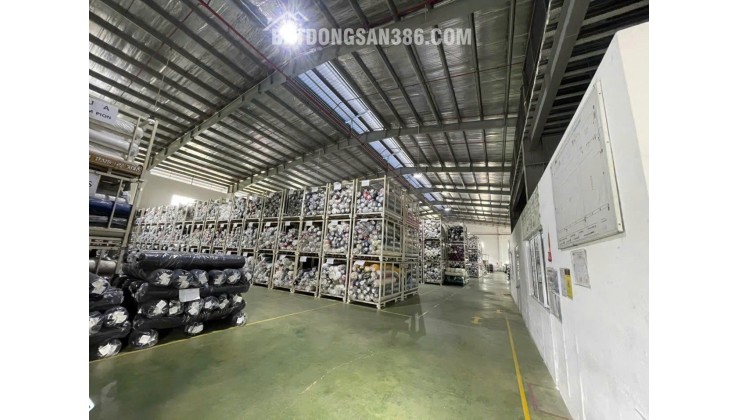 Cho Thuê 6.000m² Nhà Xưởng Trong KCN Bến Cát Bình Dương – Trạm Điện 1.000 KVA, PCCC Đạt Chuẩn