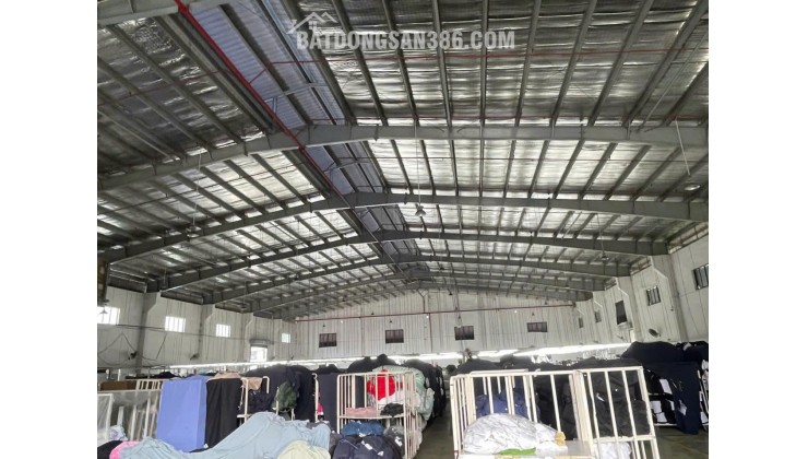 Cho Thuê 6.000m² Nhà Xưởng Trong KCN Bến Cát Bình Dương – Trạm Điện 1.000 KVA, PCCC Đạt Chuẩn