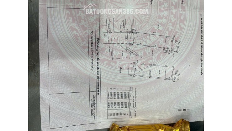 BÁN NHÀ 228/32 HẬU GIANG F9Q6 (4M6 x 22M50), SHR, CHỈ 7.5 TỶ. LH: 0933279273.