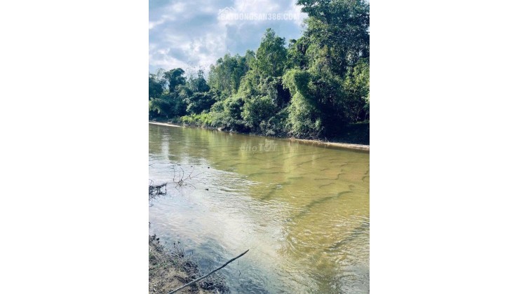 Đất làm vườn nghĩ dưỡng view sông sát đường đi Núi Thần Tài 3800m 5.3 tỷ. Lh:0913913077