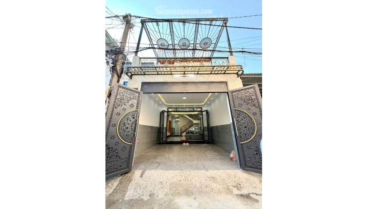 NHÀ HẺM XE HƠI: 92M2 GỒM 1 TRỆT 1 LẦU 4PN 3WC PK PT. LH:0336939979