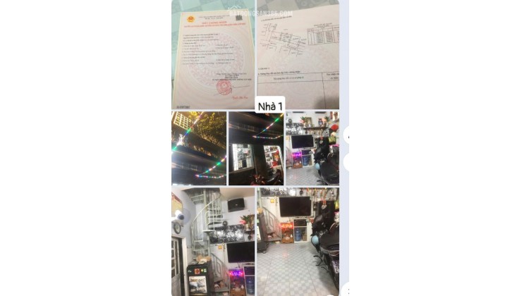 BÁN NHÀ F12 GÒ VẤP, DT 58M (1 TRỆT 1 LẦU SÂN THƯỢNG), SỔ HỒNG RIÊNG. 6,5 tỷ TL LH:0901754355