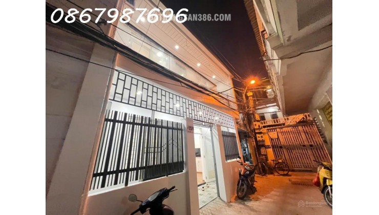 Nhà 1 trệt 1 lầu hẻm 3m cách chợ Phương Sài 50m .