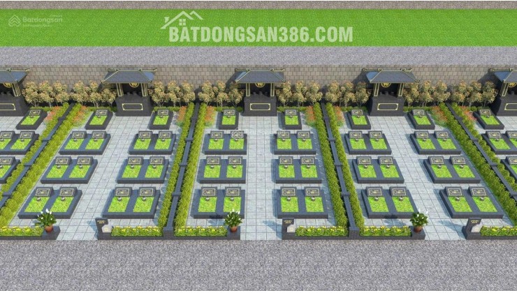 Cần bán 50m² đất nghĩa trang tại Lạc Hồng Viên, quy hoạch bài bản - đồng bộ, vuông vắn