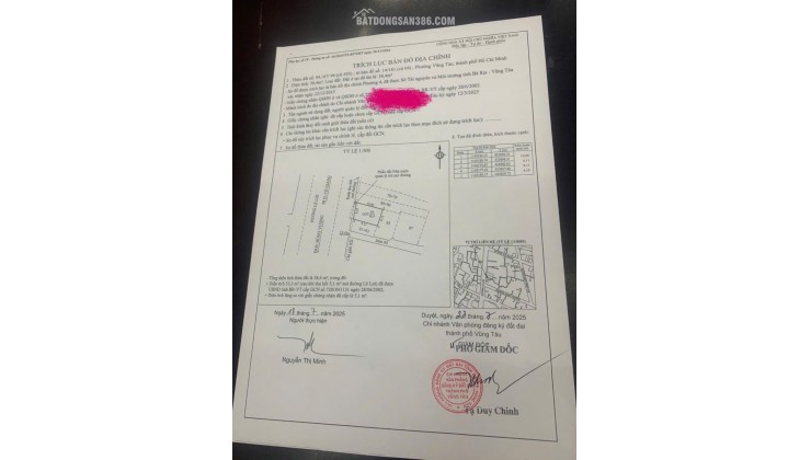 CHÍNH CHỦ Bán tài sản lõi nhà mặt tiền trung tâm Vũng Tàu cách bãi Trước 500 métt