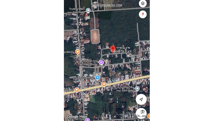 CẦN BÁN QUỸ ĐẤT LỚN 3 MẶT TIỀN NGAY SAU LƯNG CHỢ ĐỊNH HIỆP – DẦU TIẾNG