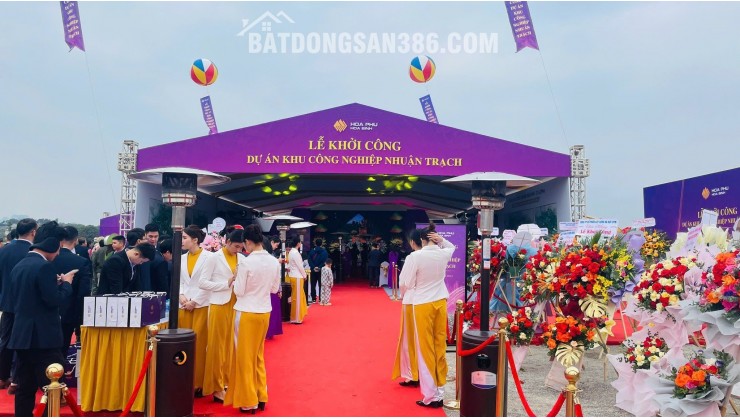  Bán đất gần KCN Nhuận Trạch tiềm nămg tăng giá mạnh, bán kính 500m đầy đủ tiện ích