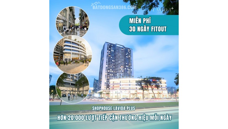 Cho thuê shop Lavida Plus Q7, 105m2, 2 tầng, mặt tiền Nguyễn Văn Linh, kinh doanh cực đỉnh, giá thuê hấp dẫn, vị trí vàng, ký HĐ thuê CĐT, liên hệ