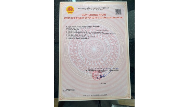 CHÍNH CHỦ BÁN GIÁ RẺ CHO 1 LÔ SIÊU PHẨM ĐẤT ĐẸP MẶT TIỀN ĐƯỜNG NHỰA 13M