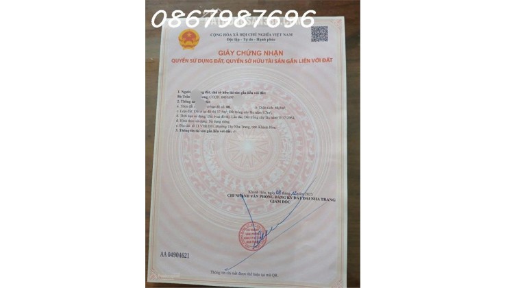 [Hàng hiếm] Nhà đẹp 2 tầng - 2 mặt tiền ngay hẻm Hương Lộ Ngọc Hiệp, Nha Trang.