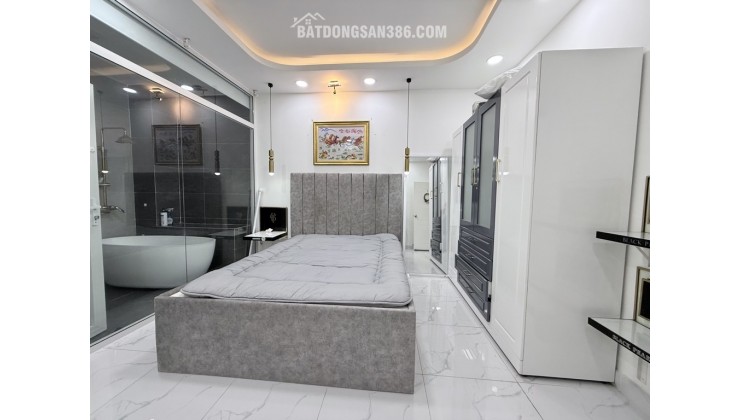 HẺM 1 TRỤC SÁT MẶT TIỀN - PHẠM VĂN CHIÊU - OTO NGỦ NHÀ - ĐANG CHO THUÊ 18TR - NHÀ 80M2 x 4 TẦNG MỚI ĐẸP - CHỈ NHĨNH 9 TỶ