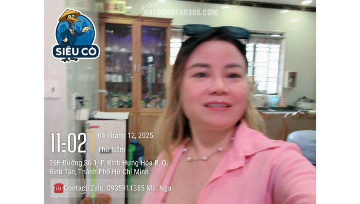 Bình Tân: Nhà 4 tầng, 64m2, 5PN, ngõ 6, sổ đỏ, giá 6.5 tỷ - Không gian sống lý tưởng, giá trị đầu tư hấp dẫn!