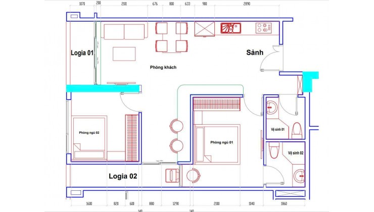 BÁN CĂN HỘ CHUNG CƯ RUBY PARK PHÚC LỢI, 73.3M2 CHỈ 5 TỶ 195 TR. LH:0988011195
