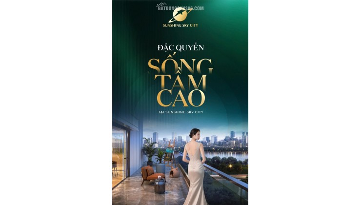 Chiết khấu 1% khi booking sớm V8 tại Sunshine Sky City với giá từ 98 triệu/m2 chưa VAT, KPBT
