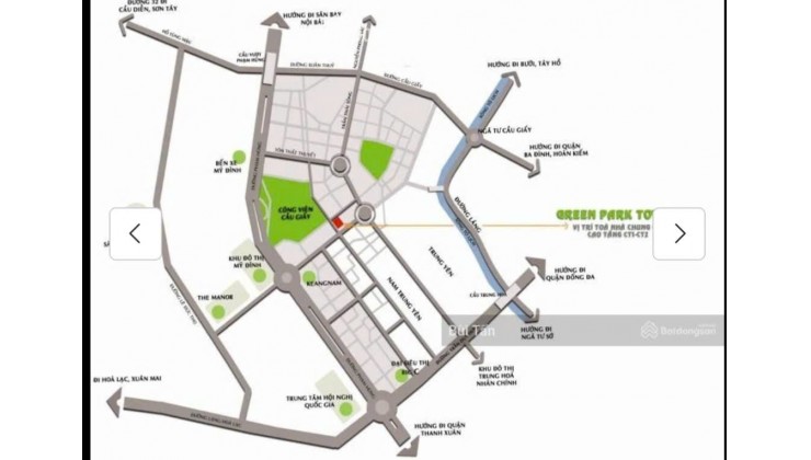 HOÀNG QUÁN CHI_CC GREEN PARK – TRUNG TÂM CẦU GIẤY – 104M2 – 3PN. LH:0387839868.