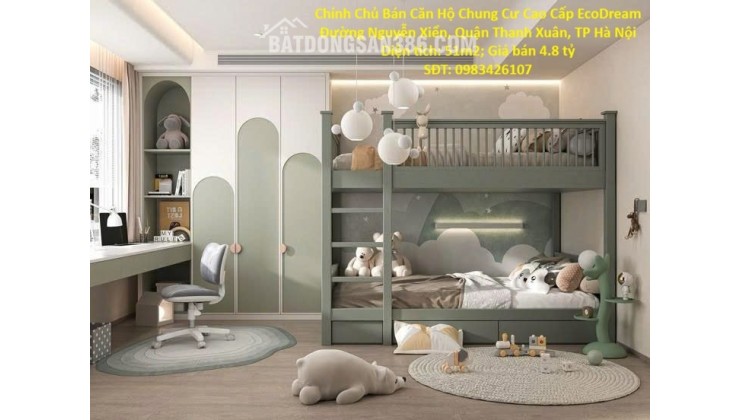 Chính Chủ Bán Căn Hộ Chung Cư Cao Cấp EcoDream Đường Nguyễn Xiển, Quận Thanh Xuân, TP Hà Nội