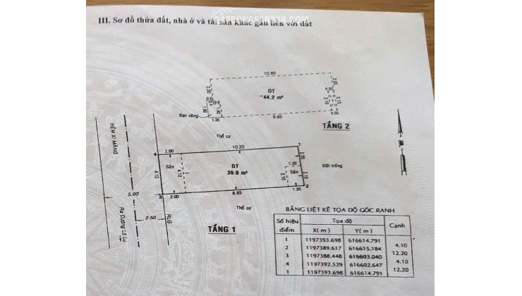 BÁN NHÀ LÒ LU, TRƯỜNG THẠNH, QUẬN 9 DT50M2 SHR CHỈ 4.5 TỶ. LH:0332456604 (NGỌC)