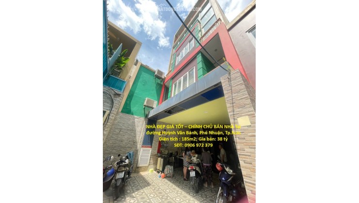 NHÀ ĐẸP GIÁ TỐT – CHÍNH CHỦ BÁN NHÀ Tại đường Huỳnh Văn Bánh, Phú Nhuận, Tp.hcm