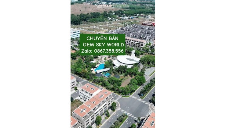 Bán Đất Nền Dự Án Gem Sky World, 2,1 tỷ, 100m2, view đẹp, giá siêu hời