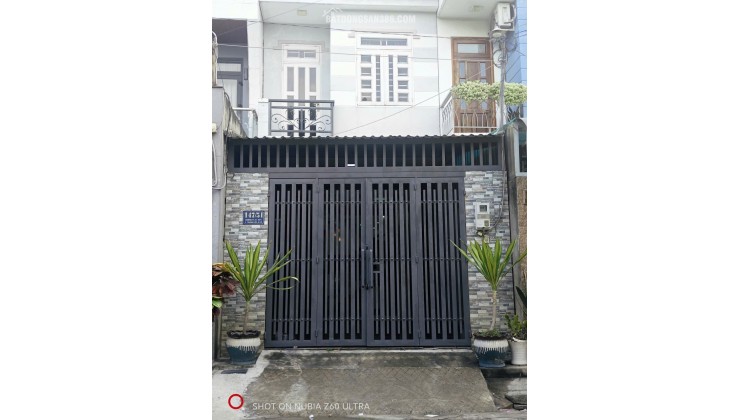 CHO THUÊ NHÀ 80M2, 2PN 1 TRỆT 1 LẦU + NỘI THẤT HẺM RỘNG 6M ĐƯỜNG TL37, KP1, P.THẠNH LỘC, Q.12