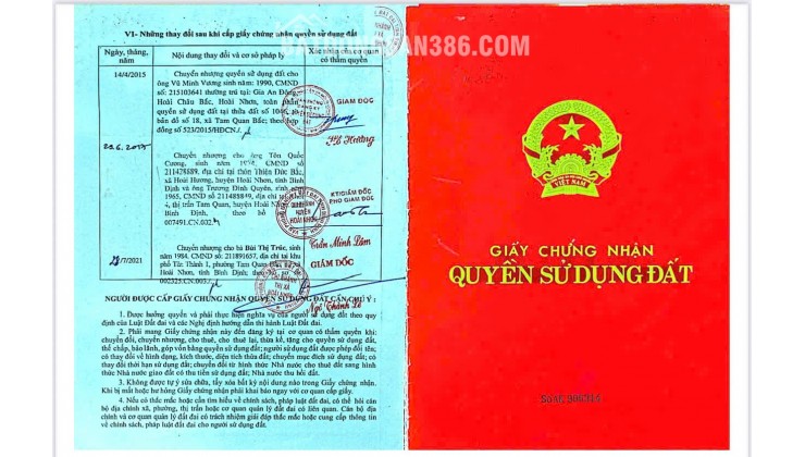 BÁN ĐẤT + NHÀ MẶT TIỀN KINH DOANH – 171 NGUYỄN CHÍ THANH, TAM QUAN BẮC, HOÀI NHƠN, BÌNH ĐỊNH