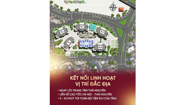 Tecco Elite City- Chỉ từ vài trăm triệu, sở hữu ngay căn hộ tại trung tâm Thành Phố Thái Nguyên!