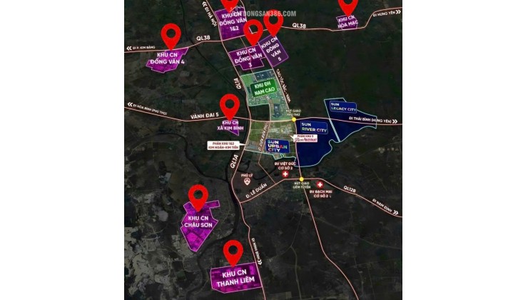 Chỉ từ 3xx triệu vào tiền – Sở hữu ngay căn hộ Sun Hà Nam