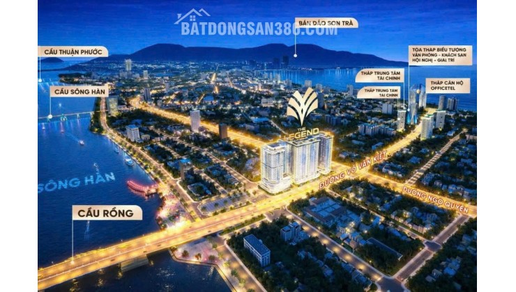 The Legend Đà Nẵng - Căn hộ trung tâm Sơn Trà, view pháo hoa cực hiếm