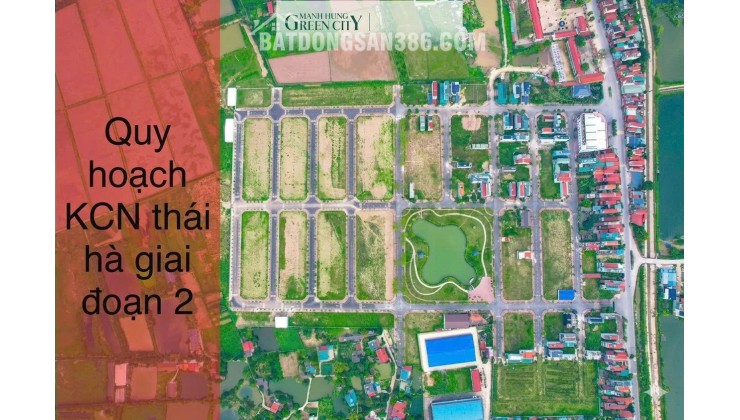 Lô đất view hồ giá cực rẻ chỉ hơn 20 triệu/m2 nằm trong vùng lõi khu công nghiệp