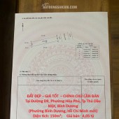 ĐẤT ĐẸP – GIÁ TỐT  – CHÍNH CHỦ CẦN BÁN Tại Đường D9, Phường Hòa Phú, Tp Thủ Dầu Một, Bình Dương