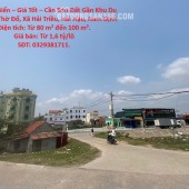 Đất Mặt Biển – Giá Tốt – Cần Bán Đất Gần Khu Du Lịch Nhà Thờ Đổ, Xã Hải Triều, Hải Hậu, Nam Định