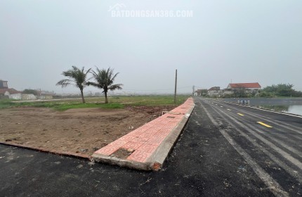 BÁN NHANH LÔ GÓC, 105m, mặt tiền 5.6m, hơn 1.5 tỷ, đặc khu kinh tế Ninh Cơ, Ninh Bình, sát biển