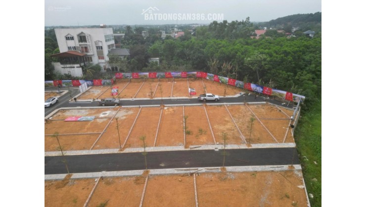 Cảnh báo - lô đất 2 mặt tiền siêu hiếm tại Hoà Lạc nằm sát QL21 - DT 105,5m2 full thổ cư, sẵn sổ