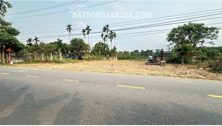 Đất Đường Quốc Lộ 14G Hướng Đi Bà Nà Với Hai Mặt Tiền Trước Sau