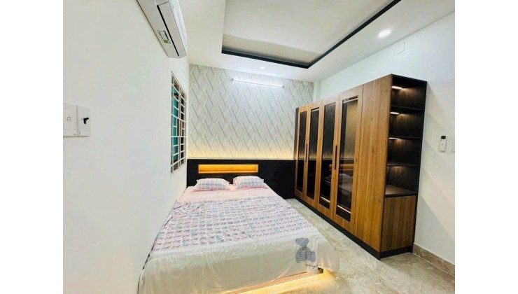 NHÀ MỚI XÂY - FULL NỘI THẤT - OTO NÚP NHÀ - HXH - 3TẦNG 4PN 5WC