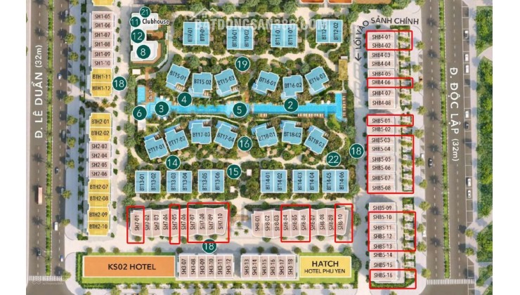 Bán shophouse tại L \' Aurora Phú Yên, 25 tỷ, 168m2, 3 tầng, mặt tiền 32m