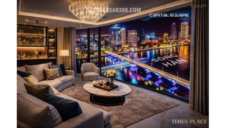 Độc quyền siêu phẩm 1PN tòa S4 mở bán đợt 1 Capital Square ĐN ngay mặt sông Hàn giá chỉ 3tỷ7 (full)