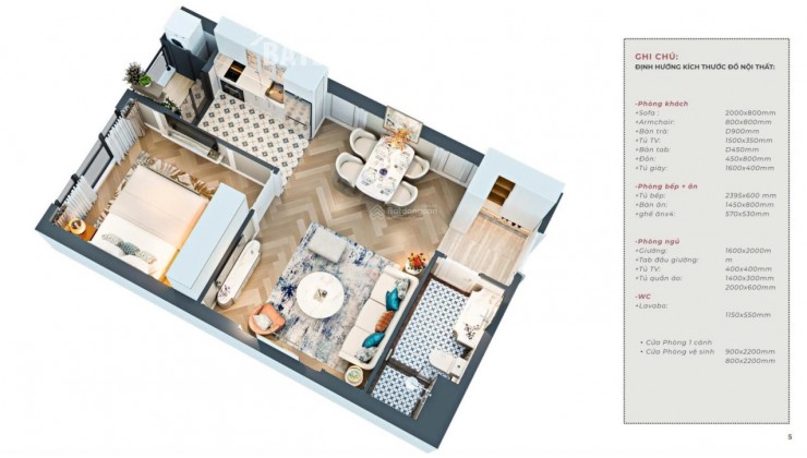 Capital Đà Nẵng - 1 PN 45m2 nhỉnh 3tỷ view Sông Hàn Tuyệt Đẹp