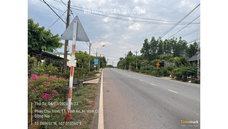 BÁN ĐẤT TẶNG NHÀ CẤP 4 TẠI ĐỒNG NAI. DT 372,1 M2. SHR. GIÁ BÁN 25XX. LH:0965156765.